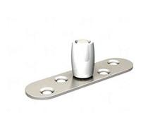 Guide du bas olive nylon sur platine pour U dimensions 25x17mm - MANTION - 1102 Noir G