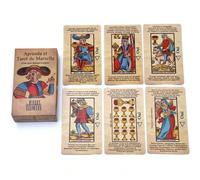 Guide du débutant du Tarot de Marseille (version espagnole), avec des illustrations et un texte facile à comprendre, vous enseigne comment interpréter les cartes classiques du Tarot de Marseille. Conv