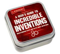 Guide du geek pour découvrir des inventions incroyables : jeu de cartes, quiz et questionnaire sur table