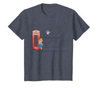 Guide du Jeune Ours de Paddington sur Les Enfants du Tower Bridge de Londres T-Shirt, Enfant, Bleu Chiné, 4 Ans