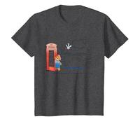 Guide du Jeune Ours de Paddington sur Les Enfants du Tower Bridge de Londres T-Shirt, Enfant, Chiné Foncé, 10 Ans