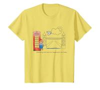 Guide du Jeune Ours de Paddington sur Les Enfants du Tower Bridge de Londres T-Shirt, Enfant, Citron, 6 Ans