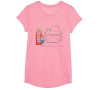 Guide du Jeune Ours de Paddington sur Les Enfants du Tower Bridge de Londres T-Shirt, Fille, Rose, L
