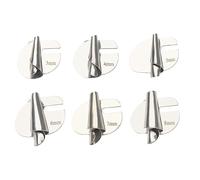 Guide du Pied-de-biche|Pied d'ourlet roulé 6 pièces presseur d'ourlet roulé Large 0, 1-3, 1 en 6 Tailles Outil ' à Coudre en Acier Inoxydable pour Machine à Coudre Industrielle Domestique