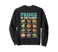 Guide éducatif des Amphibiens Grenouilles de la planète Sweatshirt