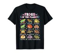 Guide éducatif des Amphibiens Grenouilles de la planète T-Shirt