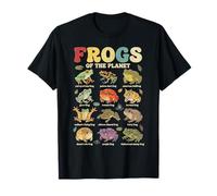 Guide éducatif des Amphibiens Grenouilles de la planète T-Shirt