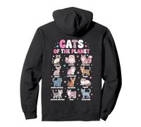 Guide éducatif des Races de Chats Illustration Vêtements Sweat à Capuche