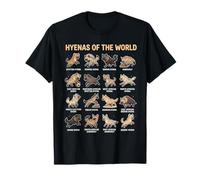 Guide éducatif Mondial sur Les mammifères ressemblant à des Chiens à Rayures T-Shirt