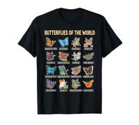 Guide éducatif sur la Nature des Papillons du Monde T-Shirt