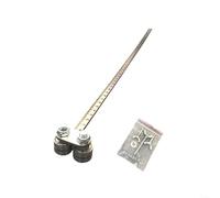 Guide en acier inoxydable 50 cm pour aligner le bois des planches avant coupe droite avec outils de scie circulaire (B)