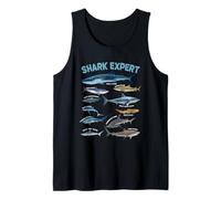 Guide Expert Shark avec 12 espèces de Baleines à Marteau Débardeur