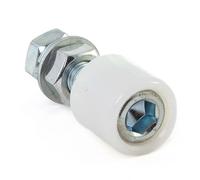 Guide haut sur tige filetée 243 pour portail coulissant - diamètre 30 mm COMUNELLO