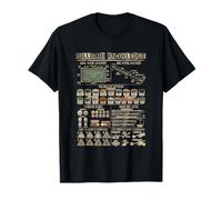 Guide infographique des Sports de Billard Knowledge Pool Queue de Billard T-Shirt