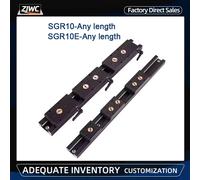 Guide linéaire à axe touristique intégré noir, rail coulissant SGR10/SGR10E, SGB10 nuits, axe optique, photographie, calcul, machines de travail, 28mm 1pc SGB10-4 wheel