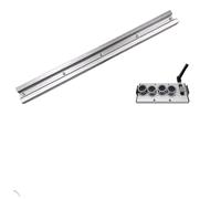 Guide linéaire double axe intégré SGR20, rail SGR20N de 60 mm + bloc à rouleaux SGB20 SGB20N for pièces CNC, machines à bois de bricolage(SGB20-4 with lock,450mm)