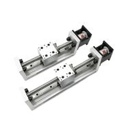 Guide linéaire électrique 100/200/300mm SFU1605, actionneur linéaire à vis à billes, Rail unique de 60mm de large, Table coulissante de charge de 60kg(Electric Slide table,200mm Stroke SFU1605)