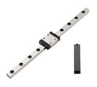 Guide linéaire MGN7C MGN7H, Kit de rails miniatures en acier inoxydable 440C, mouvement de guidage coulissant, 1 pièce, Rail avec chariot, imprimante 3D(7C-Z2-medium-preload,350mm)
