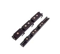 Guide linéaire noir à double intégré 28mm SGR10/SGR10E, Rail coulissant, bloc SGB10, optique, photographie, machines à bois(1pc SGB10-5 lock,1pc 400mm rail)