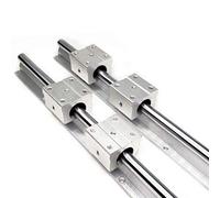Guide linéaire professionnel SBR, 2 rails de guidage linéaires SBR20/SBR16/SBR12 + 4 blocs roulement SBR20UU/SBR16UU/SB12UU for machine CNC(Sbr20uu,500mm)