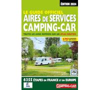 Guide officiel Aires de services camping-car 2024