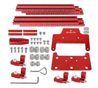 Guide parallèle pour scie à voie, guide d'extension pour scie en alliage d'aluminium - Voie coulissante assistante pour outils de menuiserie, traitement de panneaux, calibrage de mortaises union