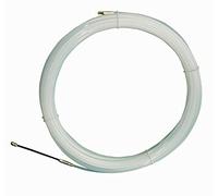 Guide passe-fil en nylon 3 mm, pointe fixe, idéal pour câbler et organiser des installations électriques et de données.