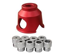 Guide Perçage Droit - Assure Trous Verticaux 90 Degrés Parfaits, Gabarit Positionnement Compact 5cm, Construction Acier Robuste, Outil Menuisier - pour Tourillon Bois & Armoire