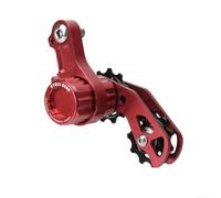 Guide pour chaîne Réglable Multi-Angles pour VTT Stable Guide | Construction CNC aluminium, anti- pour chute de pour chaîne, terrain accidenté, montage pour facile, couleur au choix(Red)