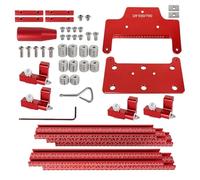 Guide pour rail de bricolage - rail de positionnement parallèle en d'aluminium | outil assistant pour coupe et travail du bois, étalonnage mortaise et jonction panneaux