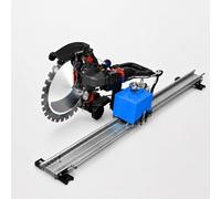 Guide Pour Scie Circulaire 150 W, Guide De Rail, Avec Bascule Rotative Et Fin De Course, Profondeur De Coupe Réglable, Levage Par Bouton-Poussoir. Pour La Rénovation De Maisons Anciennes 1.50m