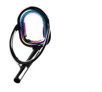 Guide pour Tip Top Ring 1.6mm Céramique Lisse Pêche Guide pour | Céramique noire, intérieur lisse, réduit friction ligne, diamètre 1.2mm, idéal réparation tip top(1.3mminner diameter)