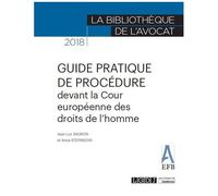 Guide Pratique De Procédure Devant La Cour Européenne Des Droits De L'homme - Edition 2018