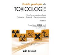 Collectif – Guide pratique de toxicologie – Pour professionnels : industrie, santé, environnement