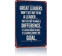 Guide Quote Retro Metal for Innovation Think Tank 8 X 12 in