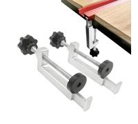 Guide Rail Clamp pour Scie sur Table | Accessoire de menuiserie en d'aluminium robuste,Système de guidage pour scie plongeante,pour Menuisier, Architecte, Ingénieur, Atelier, Bricoleur