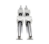 Guide SBR 2pcs Linear Guide Rail SBR12 / SBR16 / SBR20 1200mm 1300mm+ 4pcs SBR12/16/20UU Linear Bearing Blocks For CNC Part RUAJOGYNVM(SBR12UU,250mm)