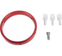 Guide Scope Ring Kit en alliage d'aluminium 6 trous 110 -mm -Finder avec vis M6 -vis 1/4 pouce pour tube télescopique diamètre 90 à rouge