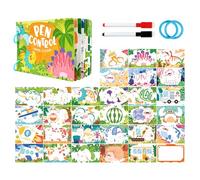 Guide Stylo Jeu de Cartes | Éducation Interactive de la Petite enfance, Cartes d'entraînement d'écriture pour Guides de Stylo pour, pour Les d'âge préscolaire et Les Tout-Petits de 2 à