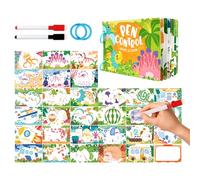 Guide Stylo Jeu de Cartes - Jouet de précoce effaçable | Jeu d'exercice Manuscrit pour Guider Le Stylo, pour l'apprentissage d'été à la Maternelle pour et Les Filles d' préscolaires