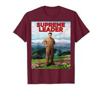 Guide Suprême - Leader glorieux Kim Jong Il - Kim Jong Un T-Shirt, Homme, Marron, L