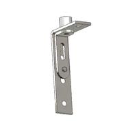 Guide sur équerre sans ressort MONIN - galet nylon Ø 10 mm - 112 910