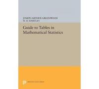 Guide to Tables in Mathematical Statistics - [Version Originale] Joseph Arthur Greenwood, H O Hartley (Auteur)