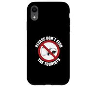 Guide Touristique Amusant « Please Don't Feed The Tourists » Coque pour iPhone XR