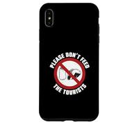 Guide Touristique Amusant « Please Don't Feed The Tourists » Coque pour iPhone XS Max