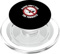 Guide Touristique Amusant « Please Don't Feed The Tourists » PopSockets PopGrip pour MagSafe