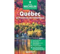 Michelin – Guide Vert Québec et Provinces de l'Atlantique – 2025 – Broché