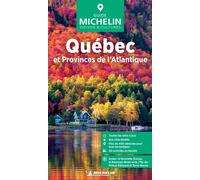 Guide Vert Québec et Provinces de l'Atlantique - Collectif - Michelin - broché - Guide