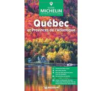 Guide Vert - Québec & Provinces de l'Atlantique - Édition 2025 | Michelin