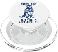 Guided by Grace But Still A Little Feral PopSockets PopGrip pour MagSafe